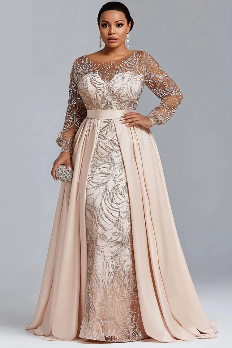 plus size evening dresses dillards V Neck Dillards Plus Size Evening Wear Glittery Empire Waist Short Sleeves Plus  Size Formal Evening