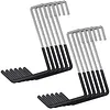 12pcs Coated Hooks Heavy Duty Hook Holder Space Saving for Bicycles Garage Items