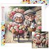 Old Couple-Full Square Diamond Painting(35x35cm)