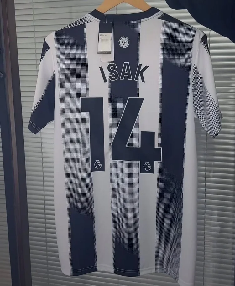 Fans 25/26 Newcastle United Training No.14 Jersey(With Premier League armband ,Back engraving: ISAK + #14)