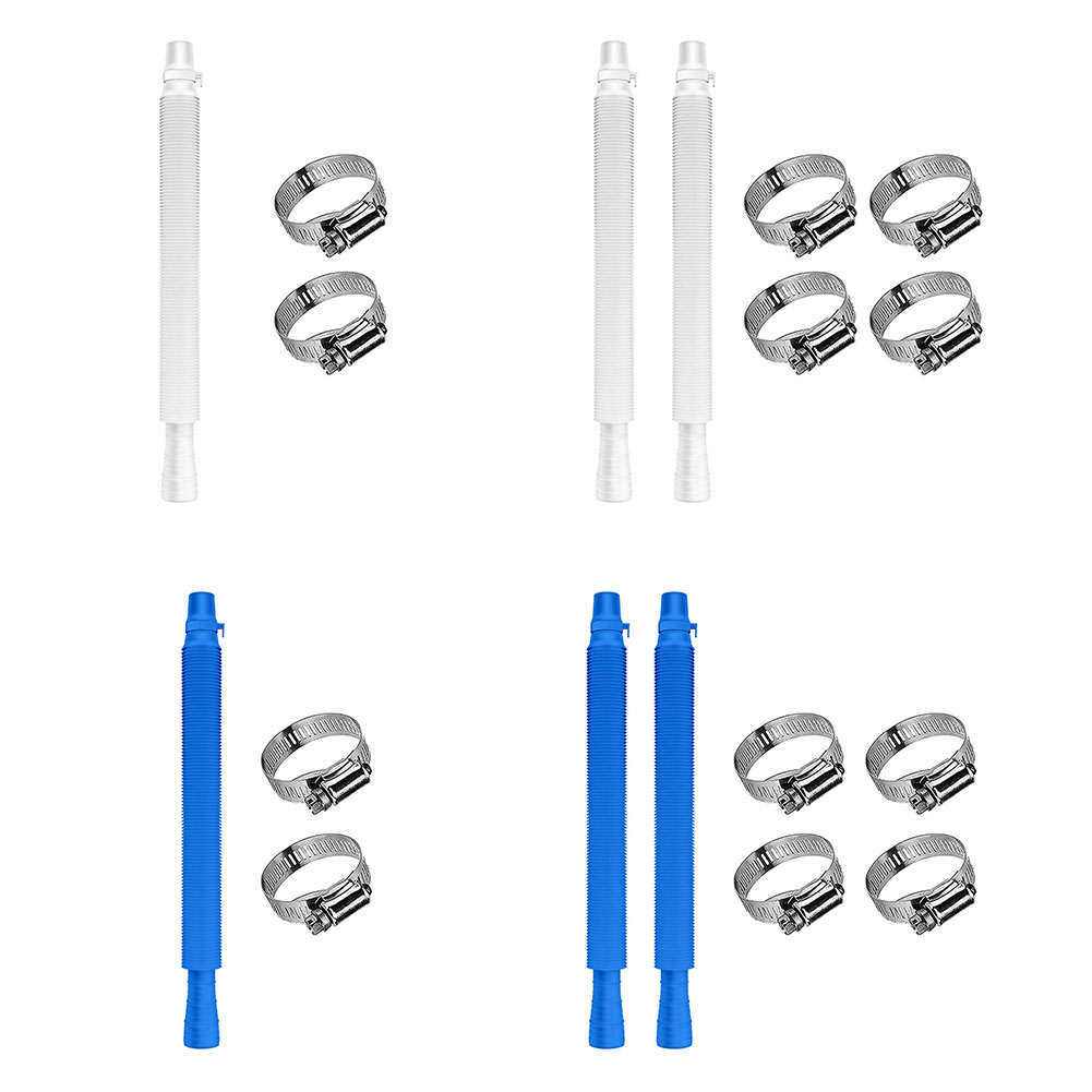 

Replacement Filter Pump Retractable Hose Clamps Kits for Ground Above Pool, Blue, 501 Original