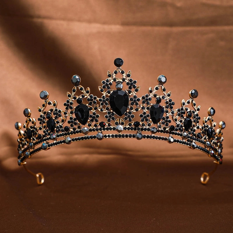 Women’s Elegant Streetwear Crown Alloy Plating Rhinestones Crown