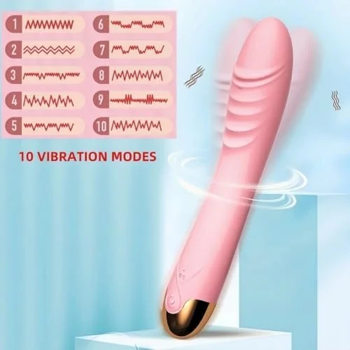 Lynae – Rose Bullet G-spot Vibrator With Soft Silicone & Wave Texture Design