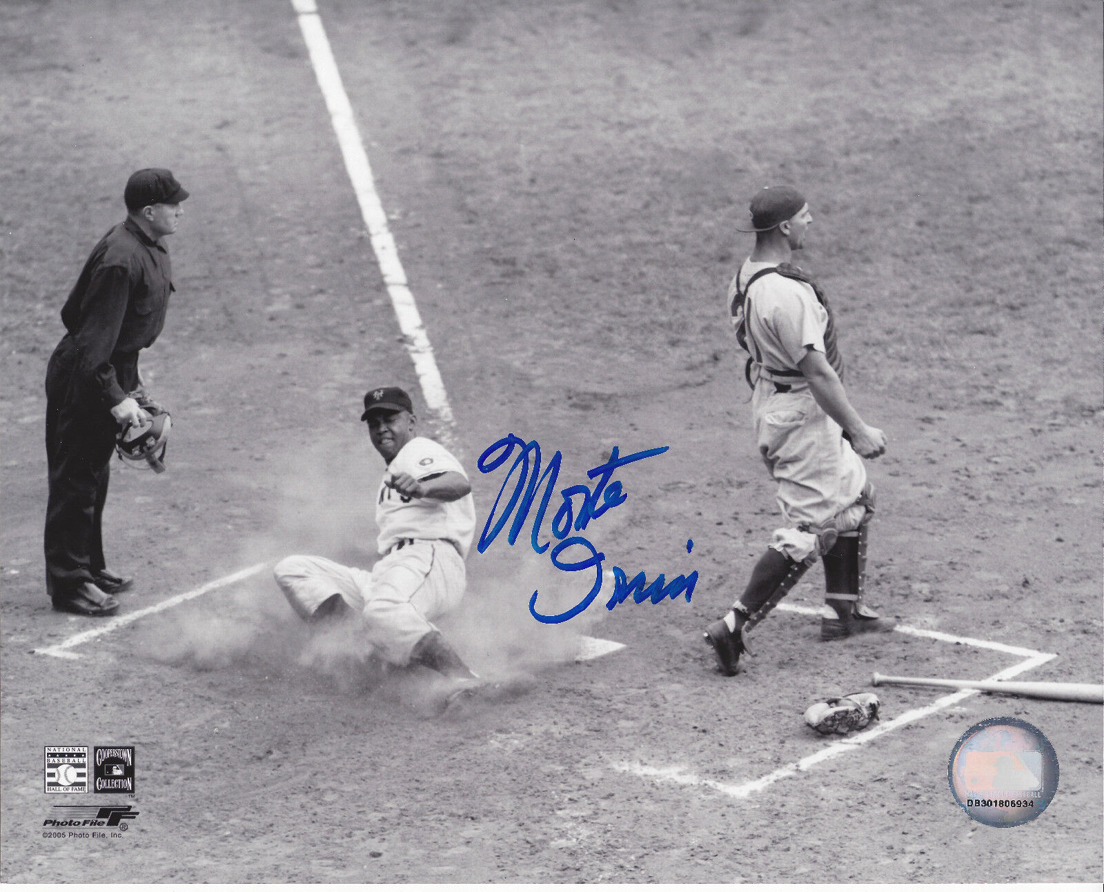 Monte Irvin autographed 8x10 New York Giants HOF Deceased#3