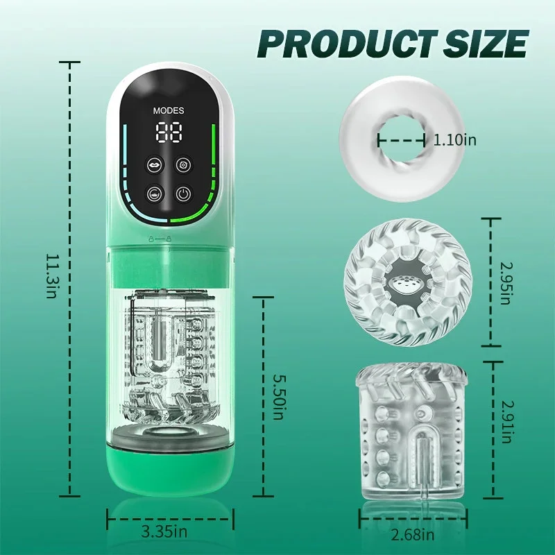 Heaven - 5 In 1 Function Automatic Male Masturbator & Suction Penis Pump