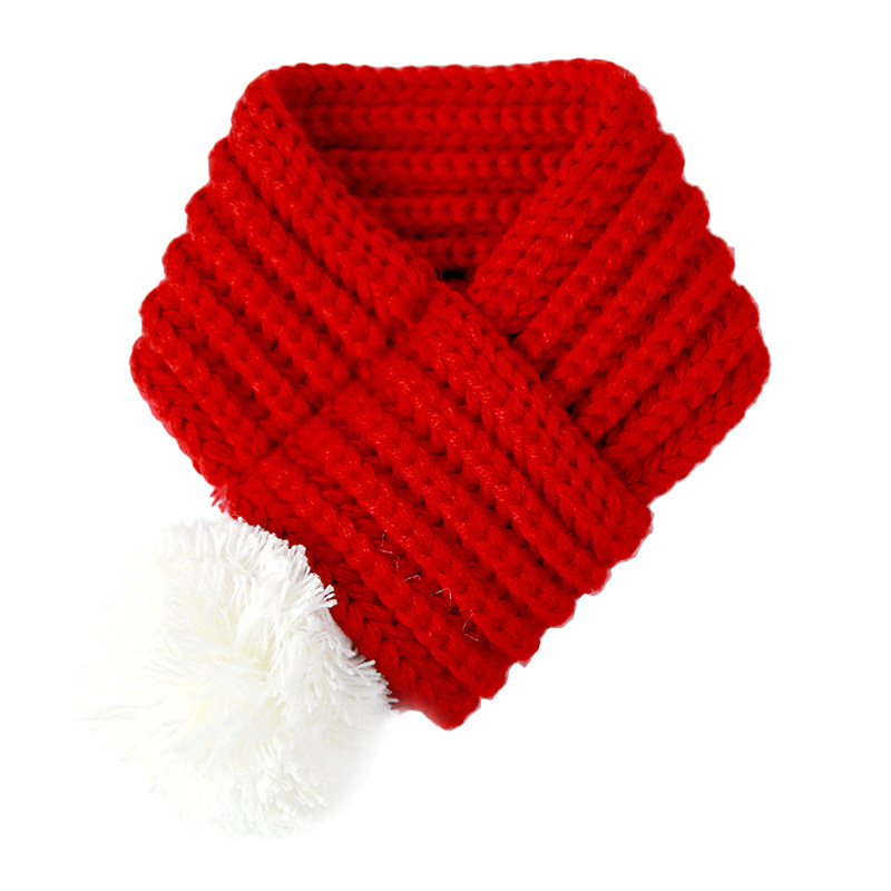 

dog scarf Pet Red hair ball scarves supplies, 501 Original