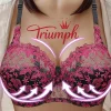 Triumph-Regulowany biustonosz z haftowaną koronką (M-7XL)