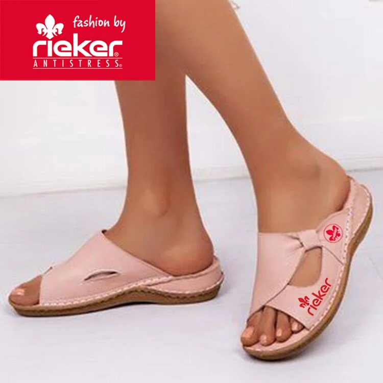 Ortopedick&eacute; sand&aacute;le Rieker na jar/leto, nov&eacute;, d&aacute;mske, na kline