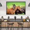 Diamond Painting -DIY Full Square Drill Snuggling Horses
