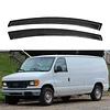 IG Window Visor for 1992-2006 Ford E150 E250 E350 E450 E550 Super Duty, Rain Guard Tape-On Extra Durable Side Vent Window Deflector for Ford Econoline Vans 1992-2006, 2000 2001 2002 2003 2004 2005