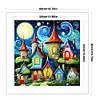 Colored Houses-14CT Stamped Cross Stitch 40*40cm/15.75*15.75in tapestrymarket