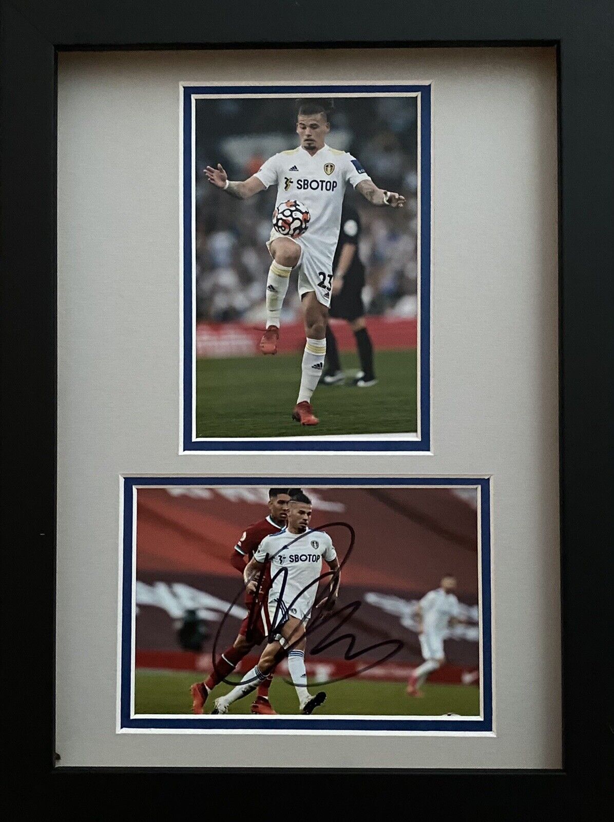 Kalvin Phillips Genuine Signed Leeds United Photo Poster painting In A4 Frame Display