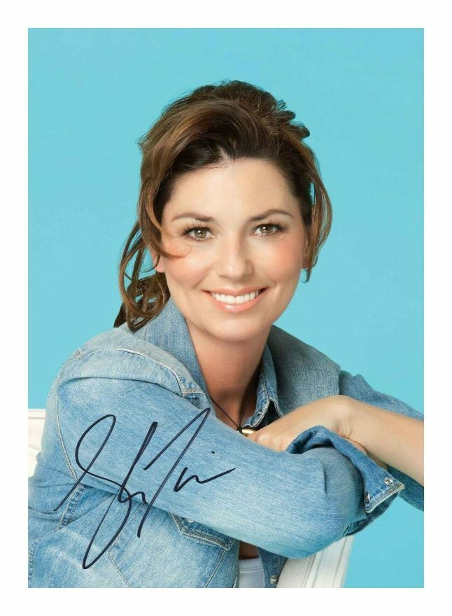 SHANIA TWAIN AUTOGRAPH SIGNED PP Photo Poster painting POSTER