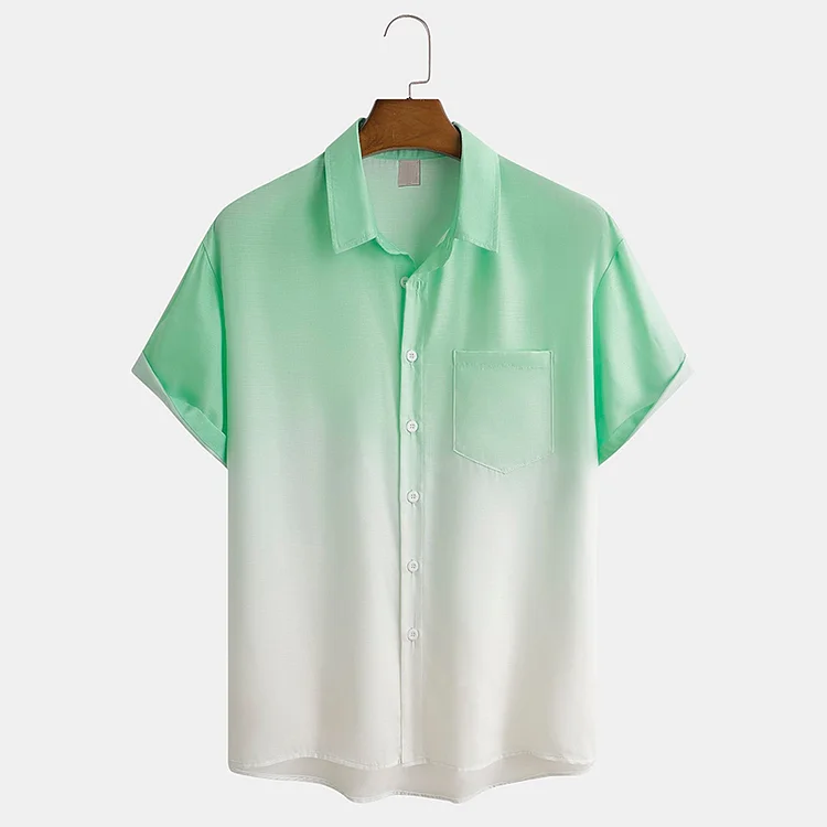 Simpfit Herren Vacation Vintage Gradient Art Hawaiihemd