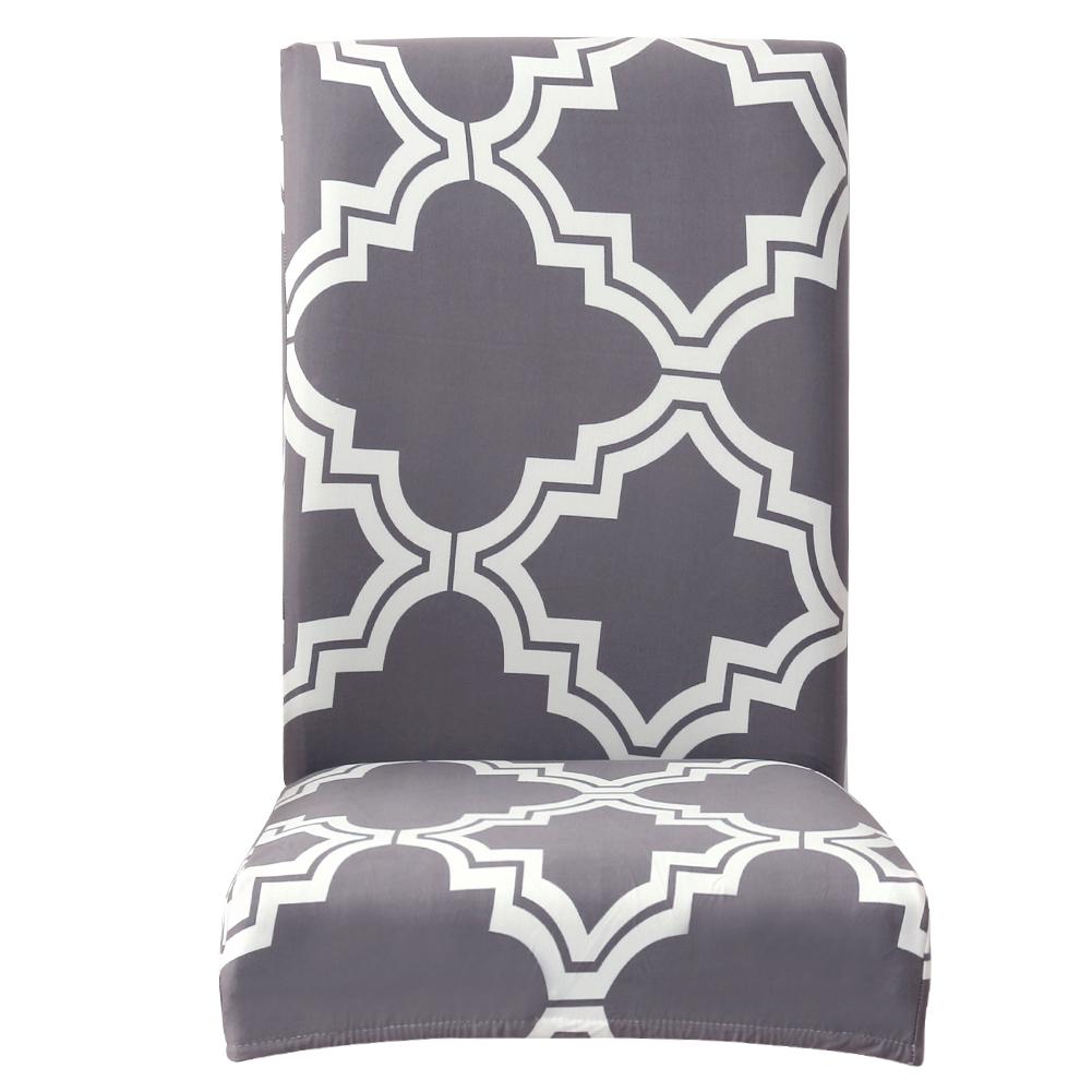 

Modern Print Elastic Chair Cover Stretch Banquet Seat Case Slipcover (6, 501 Original