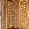 🎄🔥&Phi;&omega;&tau;ά&kappa;&iota;&alpha; LED &Kappa;&omicron;&upsilon;&rho;&tau;ί&nu;&alpha;&sigmaf; &Nu;&epsilon;&rho;ά&iota;&delta;&alpha;, 300 LED 9,8ft x 9,8ft &mu;&epsilon; 8 &lambda;&epsilon;&iota;&tau;&omicron;&upsilon;&rho;&gamma;ί&epsilon;&sigmaf; &phi;&omega;&tau;&iota;&sigma;&mu;&omicron;ύ