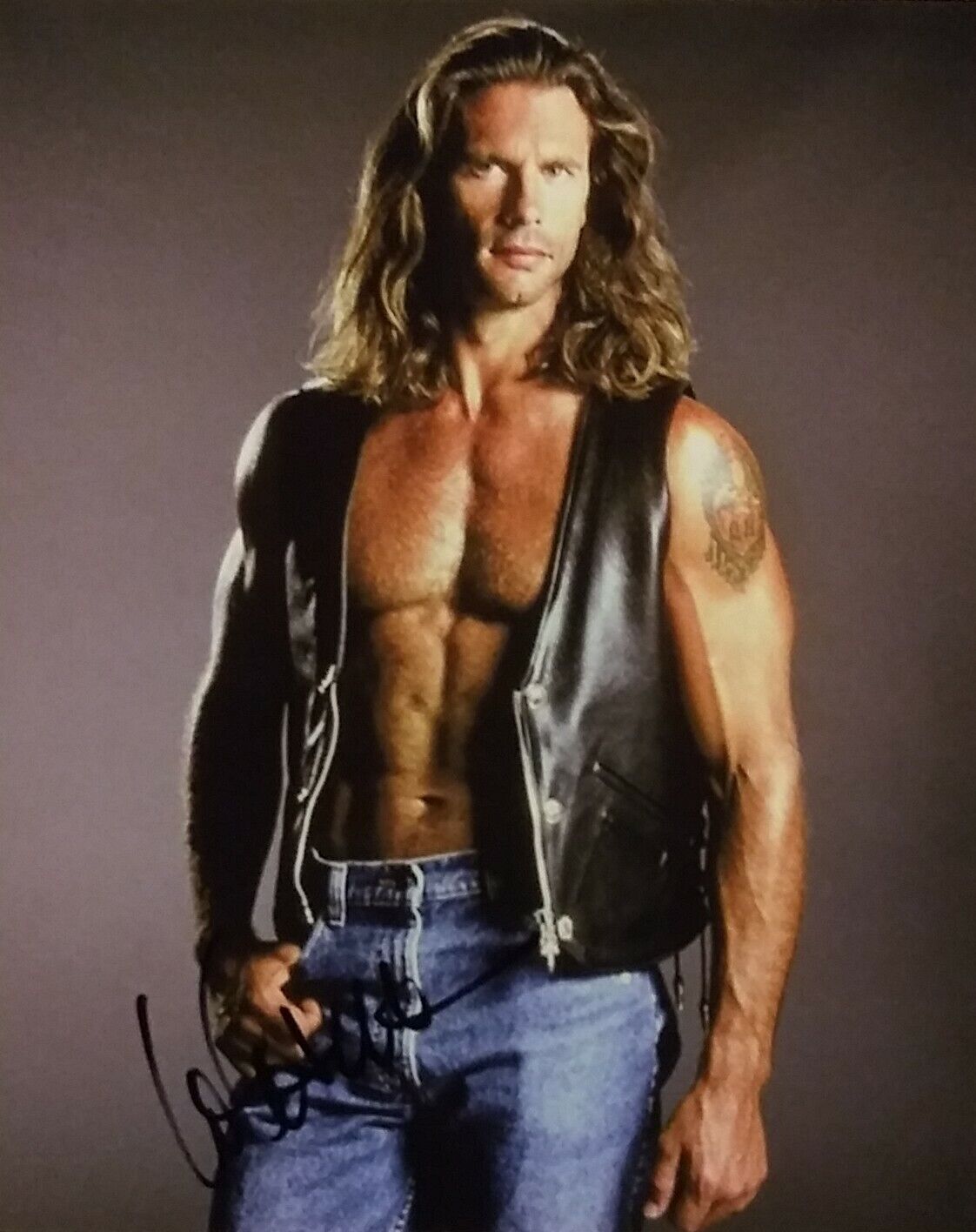 Lorenzo Lamas signed 8 x 10