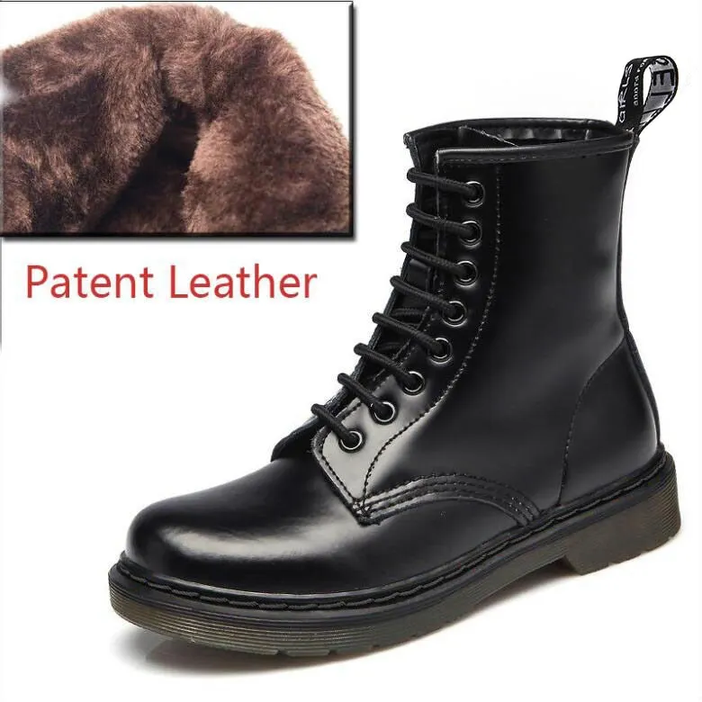 2021 Boots Women Genuine Leather Shoes For Winter Boots Shoes Woman Casual Autumn Genuine Leather Botas Mujer Female Ankle Boots