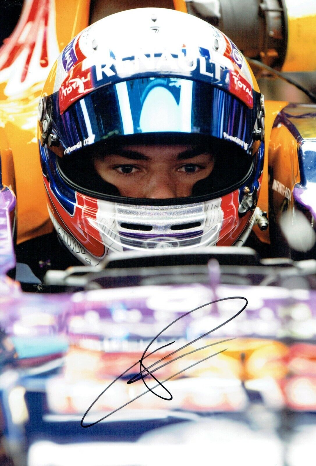 Pierre GASLY Signed Autograph 12x8 Toro Rosso French Driver Photo Poster painting AFTAL RD COA