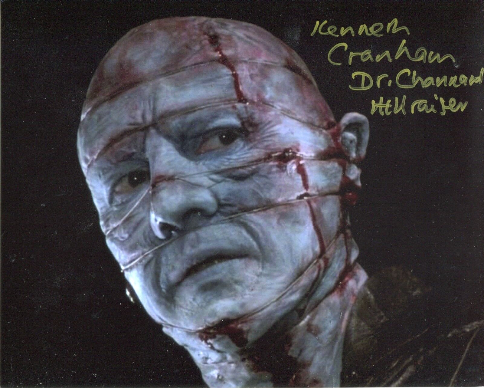 Actor Kenneth Cranham signed HELLRAISER 8x10 movie Photo Poster painting UACC DEALER