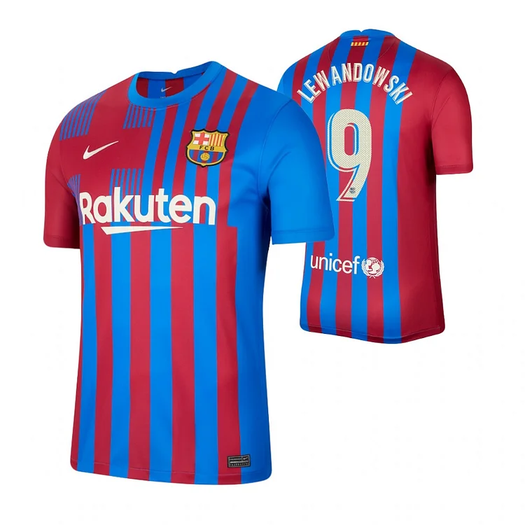 FC Barcelona Robert Lewandowski 9 Home Trikot 2021-2022