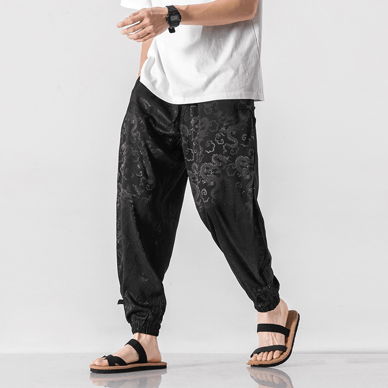 Chinese Style Men'S Casual Pants 2021 Summer New Style