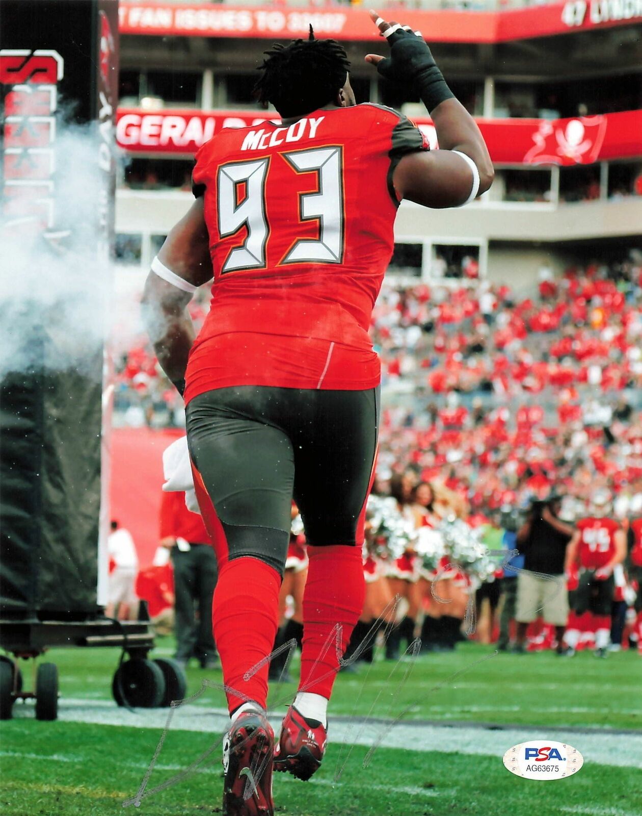 Gerald McCoy signed 8x10 Photo Poster painting PSA/DNA Tampa Bay Buccaneers Autographed