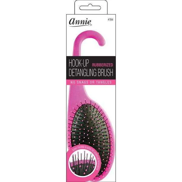Annie Hook-Up Detangling Brush Pink