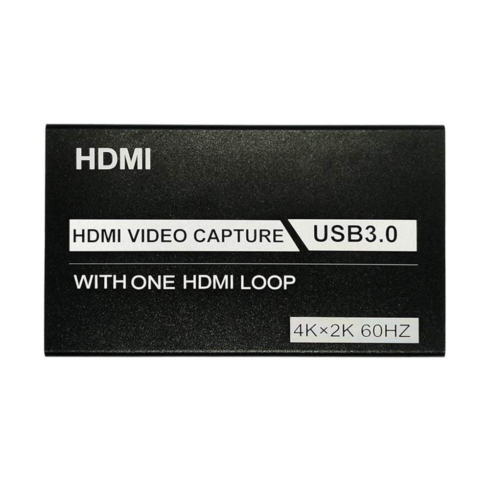 

4K 60Hz Video Capture Card HDMI-compatible USB 3.0 Video Grabber Record Box Loop Out, 501 Original