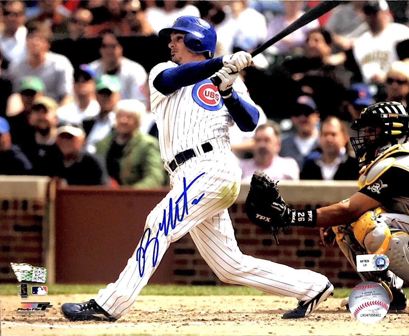 RYAN THERIOT HAND SIGNED AUTOGRAPHED 8X10 BASEBALL Photo Poster painting WITH FANATICS COA 1