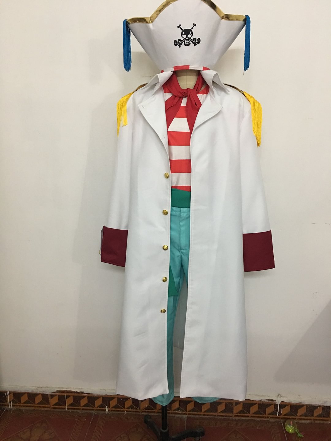 One Piece Joker Buggy Cosplay Costume