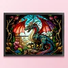 (Big Size) Flying Dragon - 11CT Stamped Cross Stitch 60*45cm/23.62*17.72in