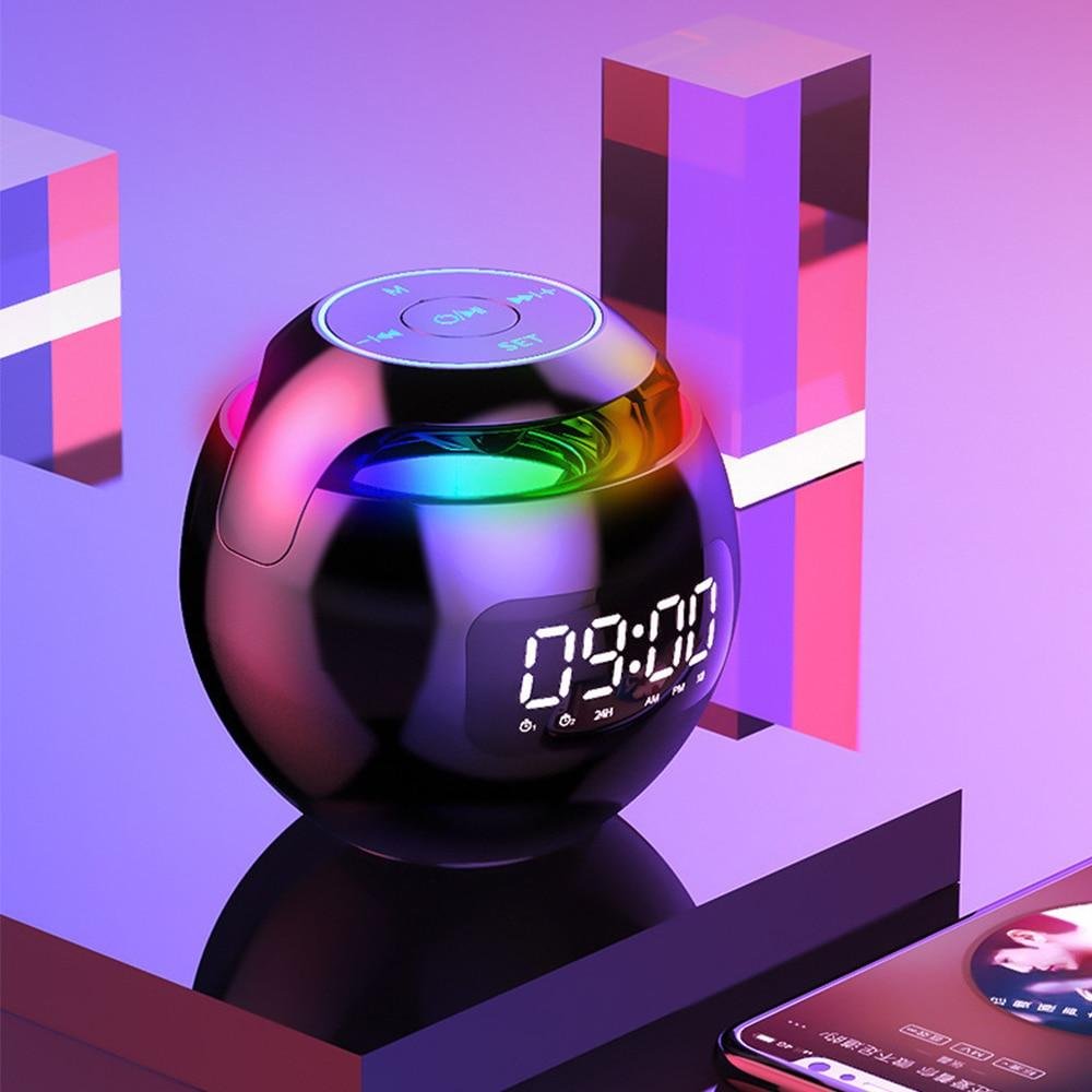 Smart Alarm Clock LED Digital Bluetooth 5.0 TF Card MP3 Music Play