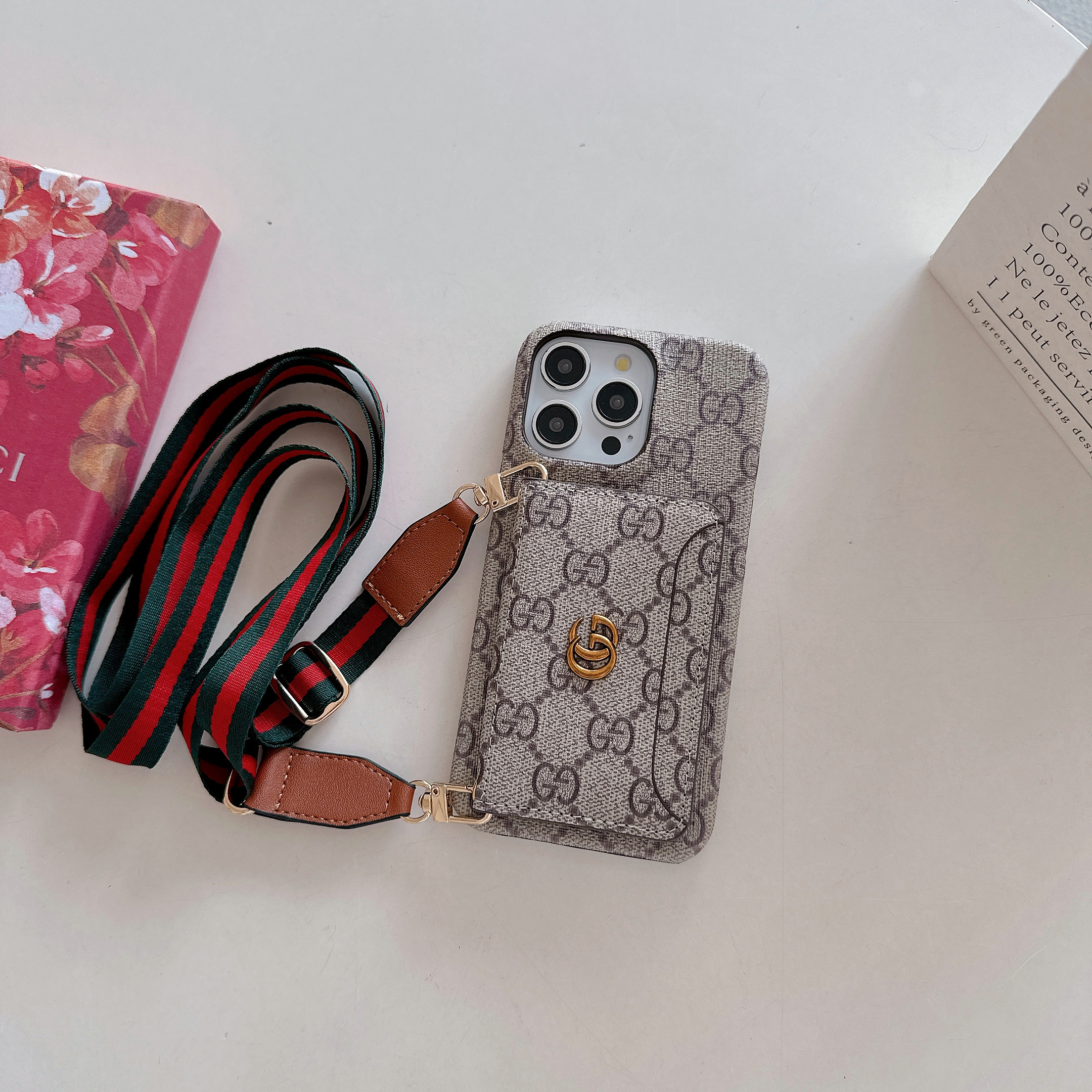 GUCCI Gucci Crossbody Wallet Ophidia GG Leather iPhone Case Samsung Cover ProCaseMall