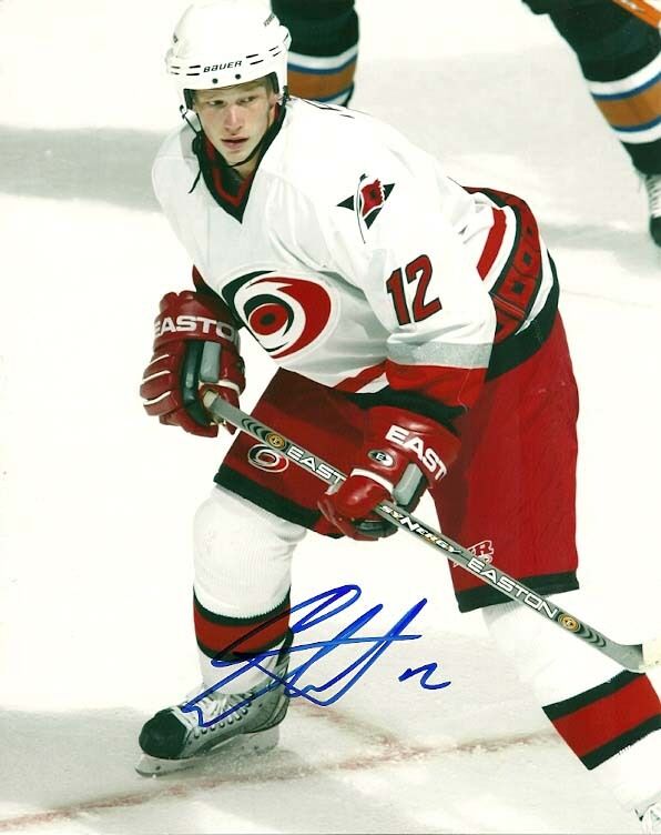 ERIC STAAL SIGNED CAROLINA HURRICANES 8x10 Photo Poster painting #3 Autograph