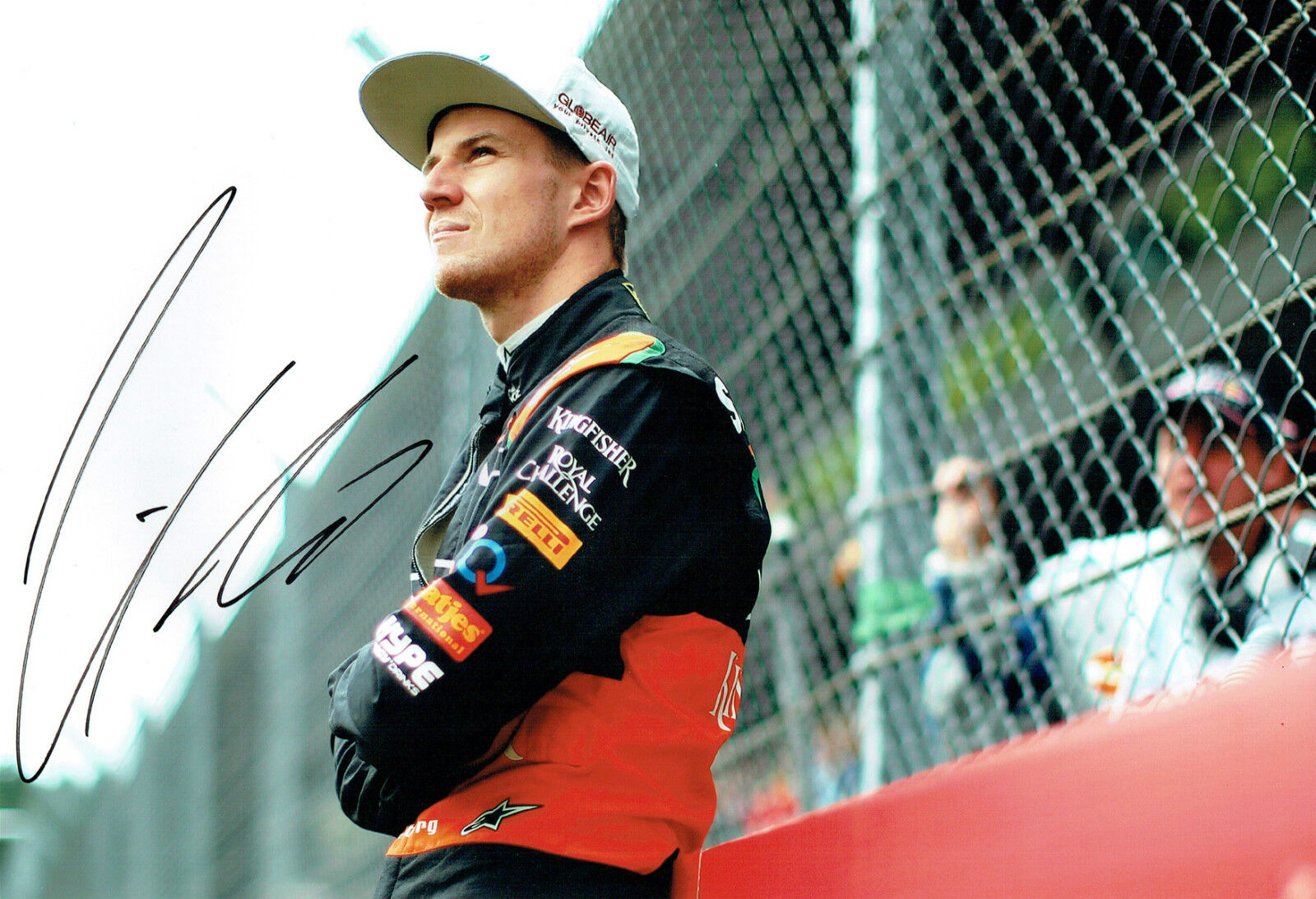 Nico HULKENBERG SIGNED Autograph Force India F1 12x8 Pit Lane Photo Poster painting AFTAL COA