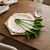 Rose Napkin Holders Plastic Handcraft Flower Napkin Rings Set Table Decorations for Wedding Luncheons Picnics Banquet Birthday