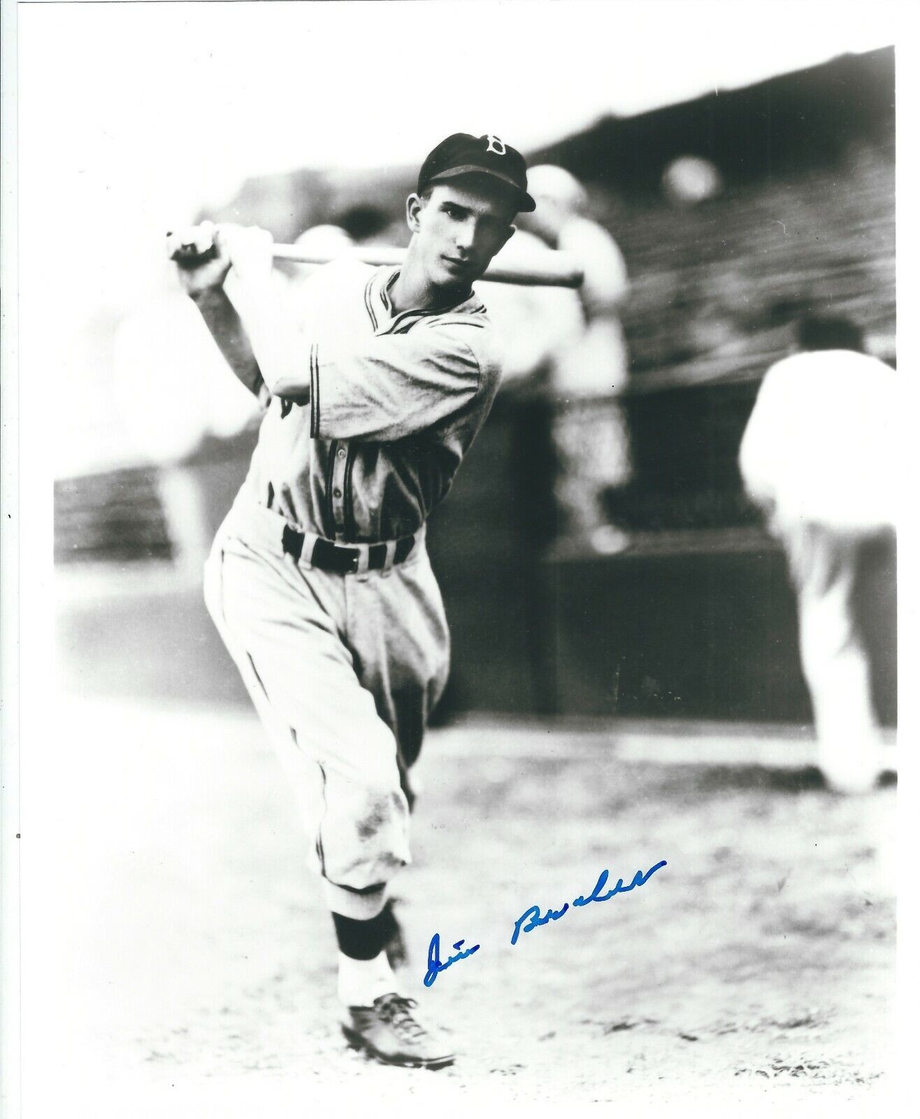 Signed 8x10 JIMMY BUCHER Brooklyn Dodgers Autographed Photo Poster painting - COA