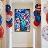 Diamond Painting -DIY Round Drill Independence Day Statue of Liberty(60*40CM)