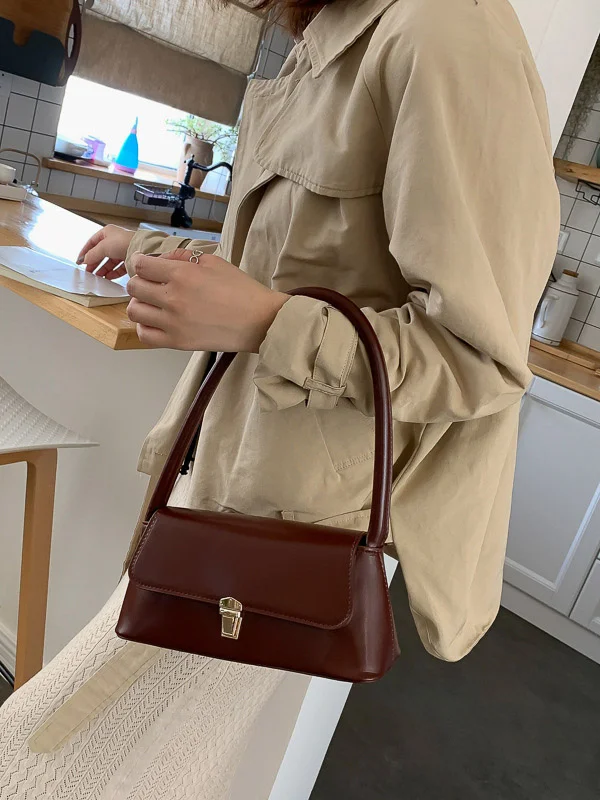 Original and Chic Leather Shoulder Bag in 4 Colors