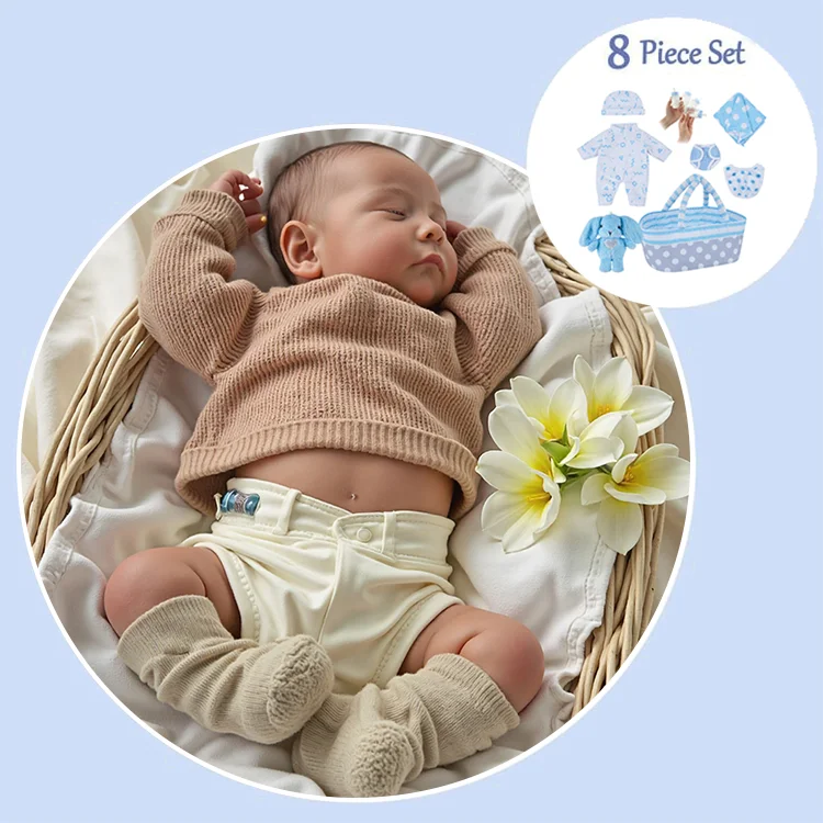 [Newborn Boy] 12" Realistic Reborn Baby Doll Real Silicone Vinyl Babies Named Kaka By Dollreborns®