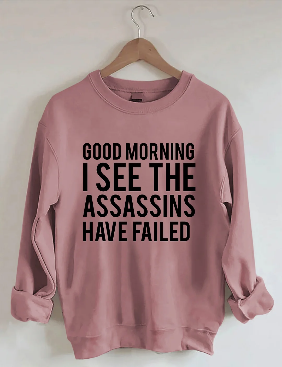 Good Morning I See The Assassins Have Failed Sweatshirt