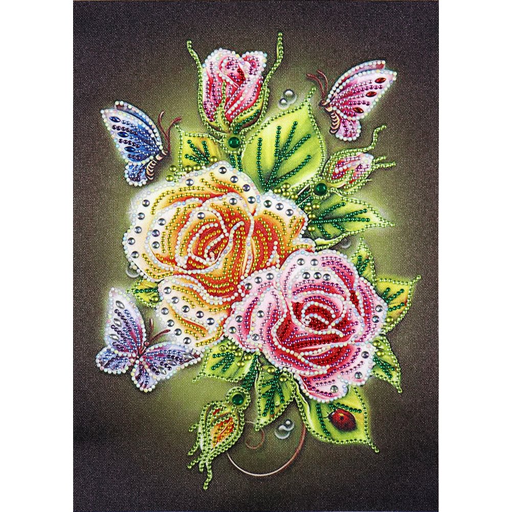 Love Butterfly - Partial Drill - Special Diamond Painting