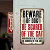 Dog Warning - Metal Tin Signs(8*12Inch/12*16Inch) - Animal