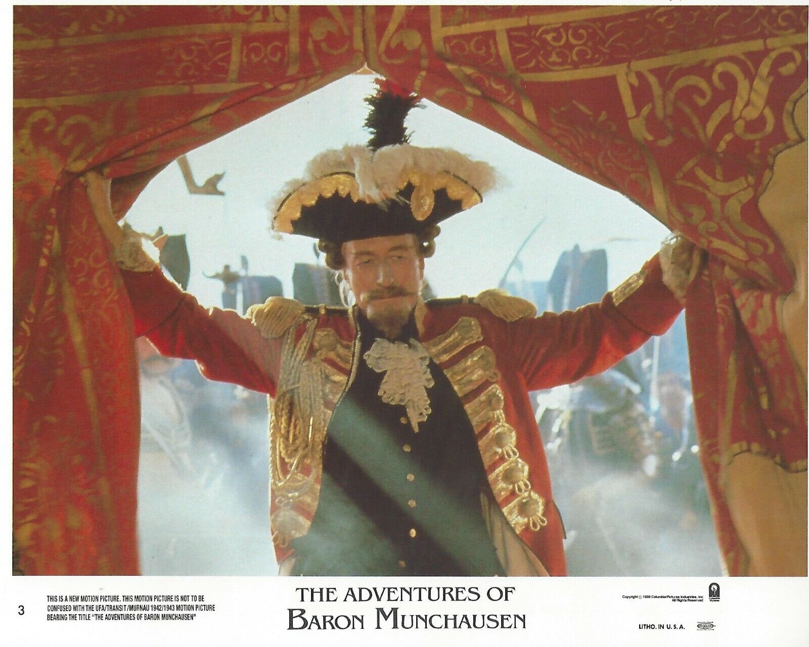 The Adventures Of Baron Munchausen Original 8x10 Lobby Card Poster 1981 Photo Poster painting #3