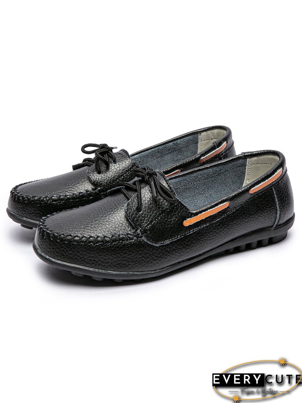 Retro Casual Simple Lace-up Flat Shoes