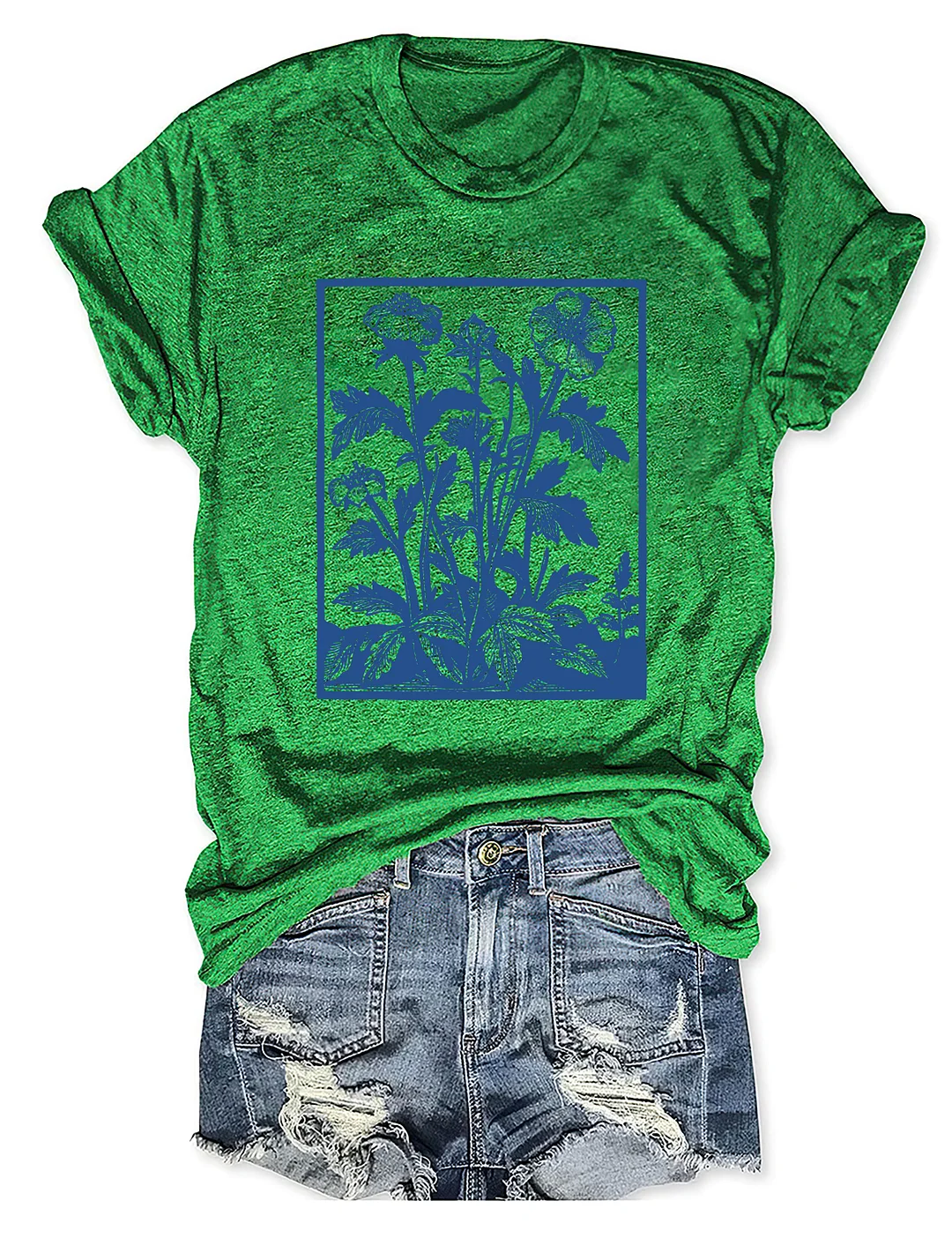 Vintage Wildflowers Graphic T-shirt