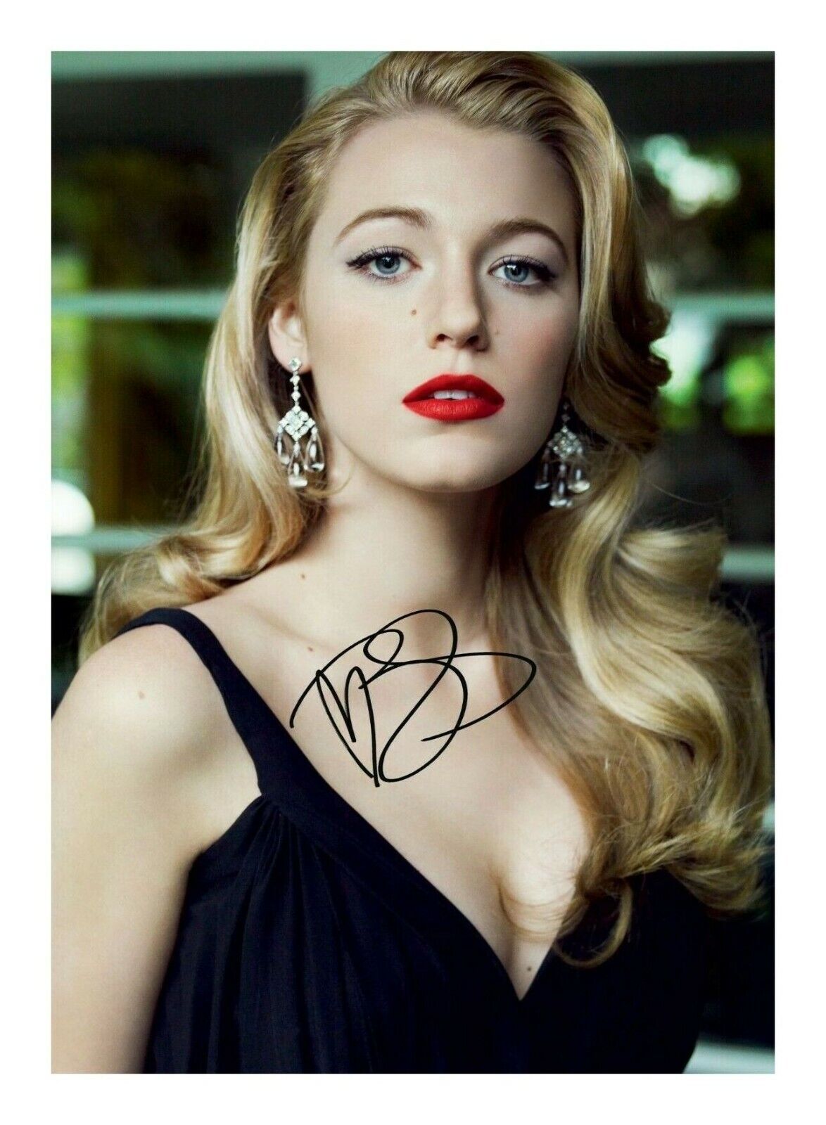 BLAKE LIVELY AUTOGRAPH SIGNED PP Photo Poster painting POSTER