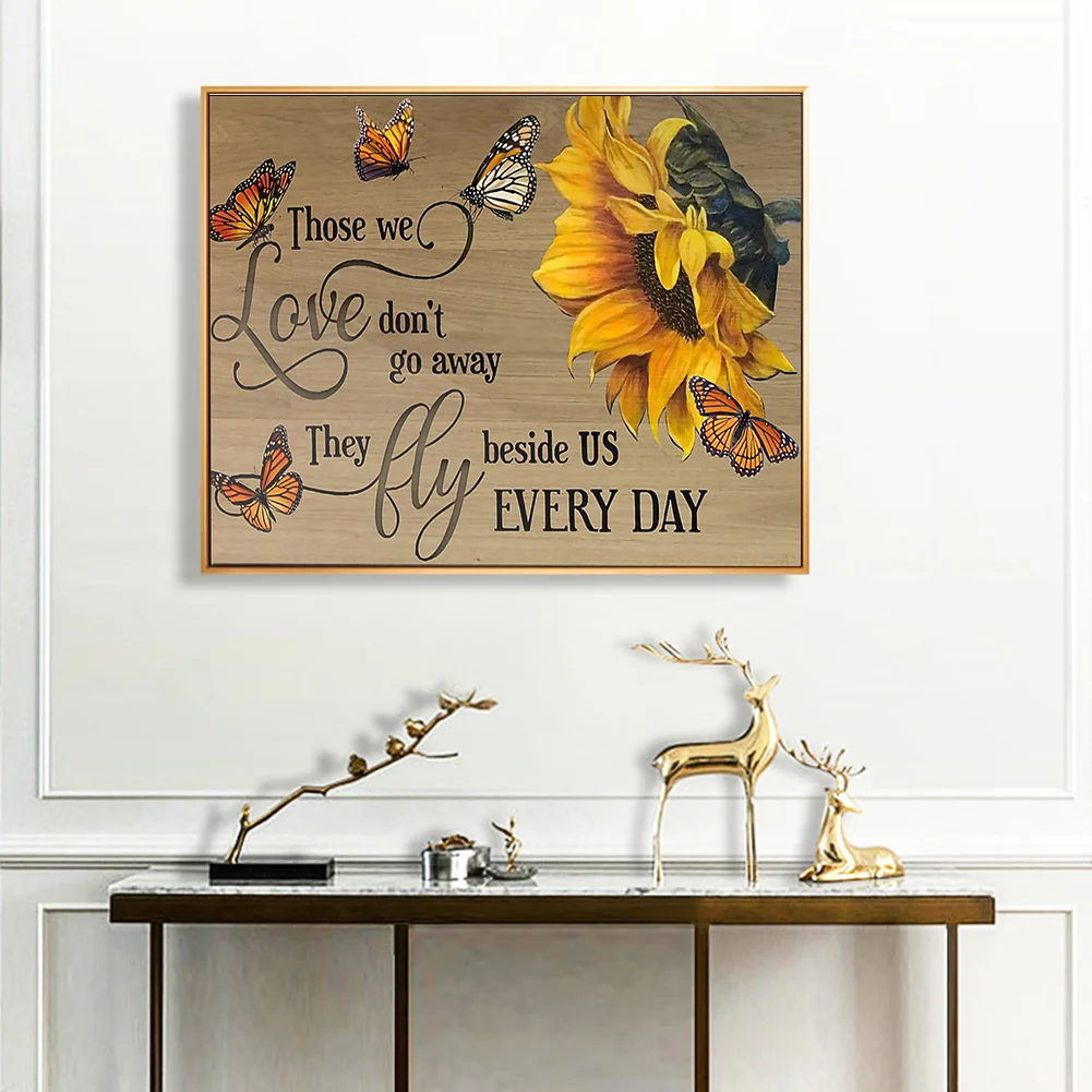 Flower Letters - Paint By Numbers(50*40cm)