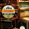 SPEEDWAY Engine Oil - Round Metal Tin Signs(12*12Inch) - Garage